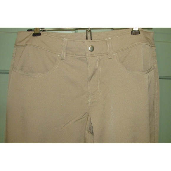Gaiam Women's Tan Stretch Mid-Rise Straight Leg Athletic Pants Size XS - Picture 2 of 10